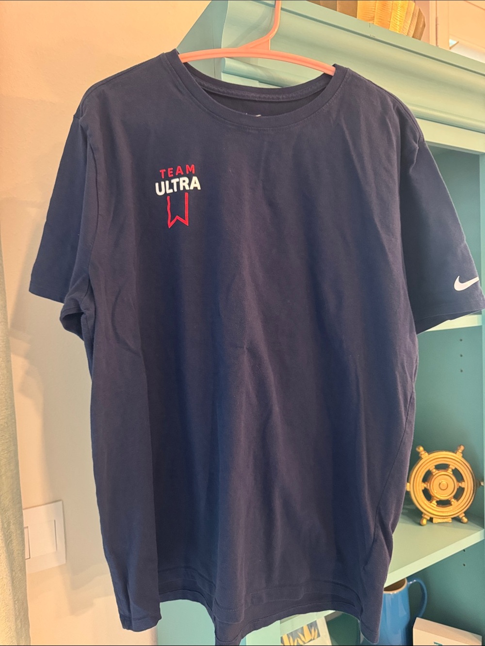 Nike Michelob Ultra Navy Tee with Red & White Team Ultra Graphic XL